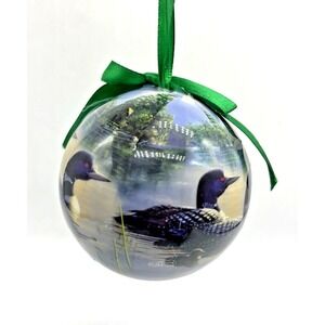 Loon Christmas Ornament Cape Shore Ball Lake Rustic Camp Cabin Lodge NEW 2.5"